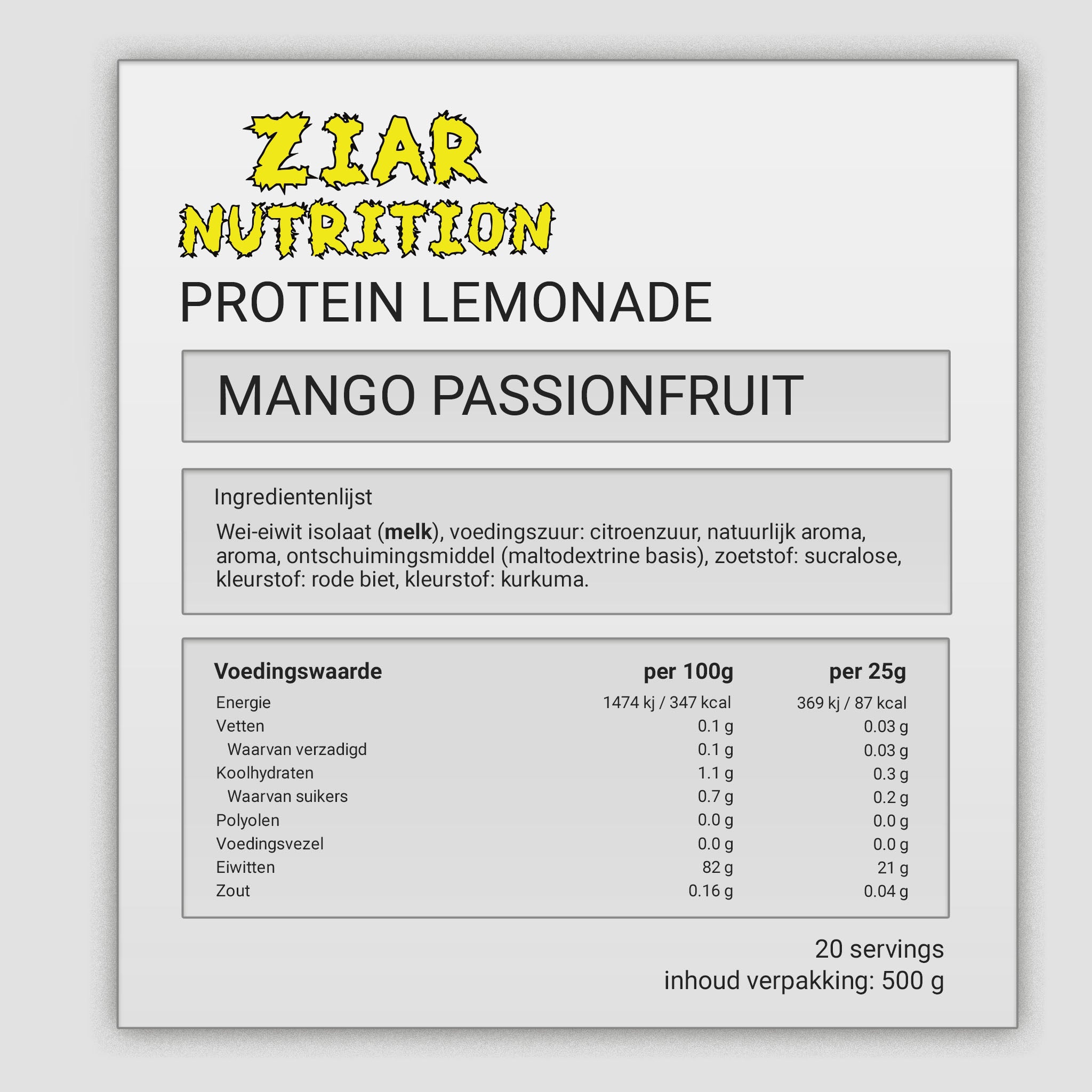 Clear Whey Mango Peach