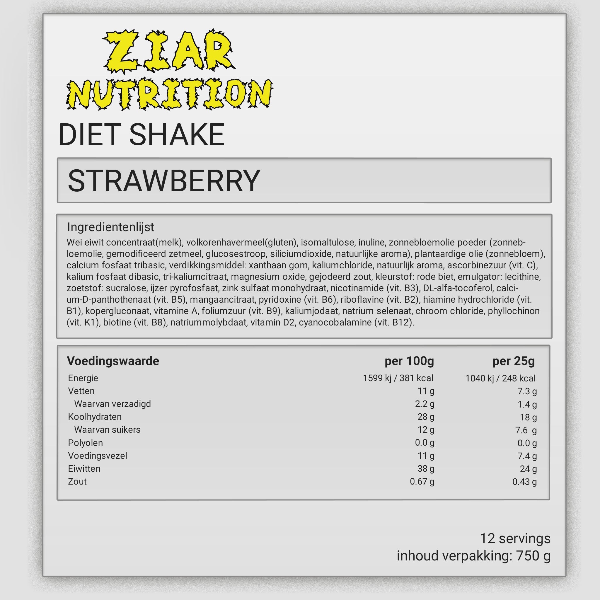 Diet Shake Strawberry