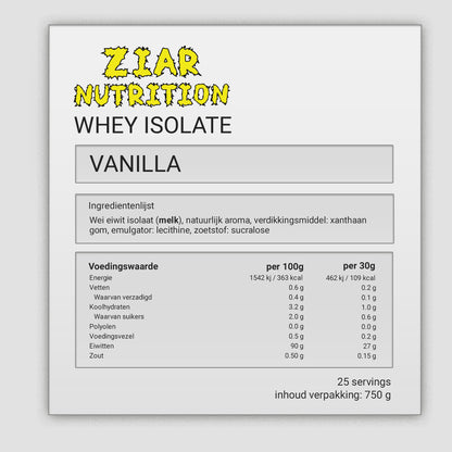 Whey Isolate Vanilla